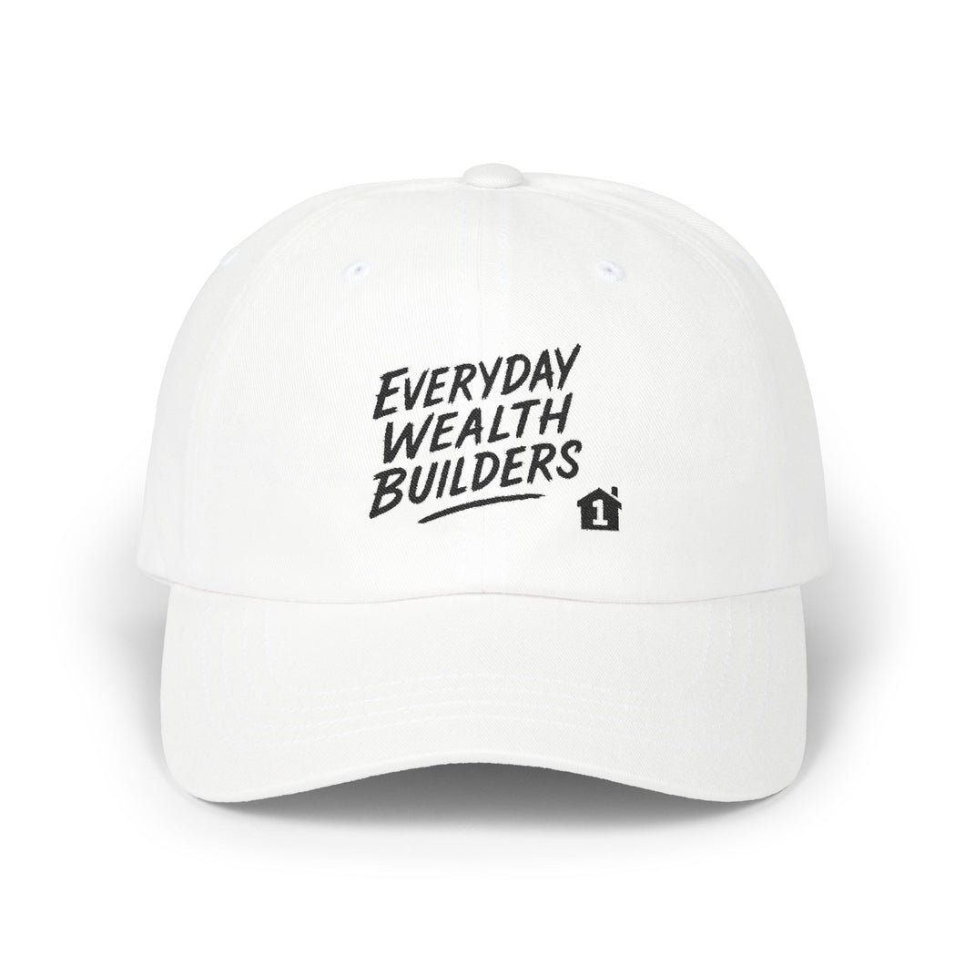 Everyday Wealth Builders Cap, Motivational Hat, Gift for Men, Adjustable Cap, Everyday Wear, Dad Gift, Casual Style
