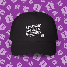 Load image into Gallery viewer, Everyday Wealth Builders Cap - Casual Style Hat for Fathers, Gift for Dad, Unisex Adjustable Cap, Summer Accessory, Trendy Headwear