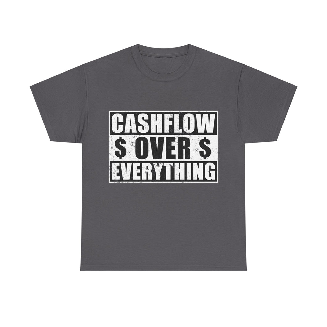 Cashflow Over Everything - Unisex Heavy Cotton Tee