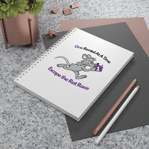 Escape the Rat Race Spiral Notebook
