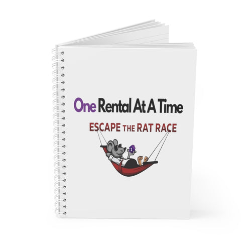 Escape the Rat Race (Hammock) Spiral Notebook