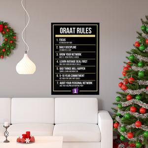 ORAAT Rules Poster