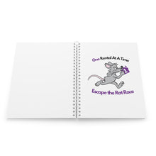 Load image into Gallery viewer, Escape the Rat Race Spiral Notebook